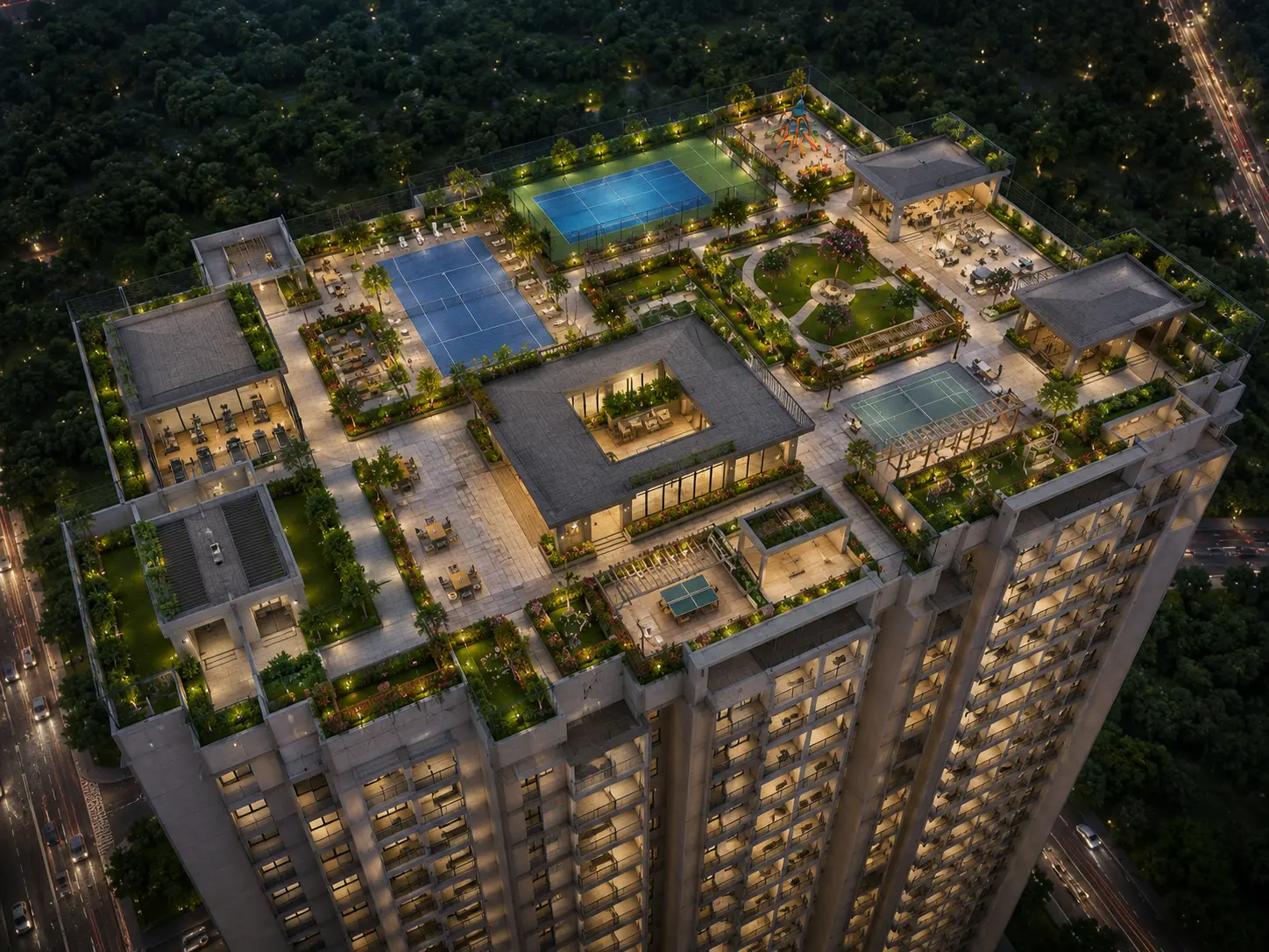 Luxury Building Background Overlay