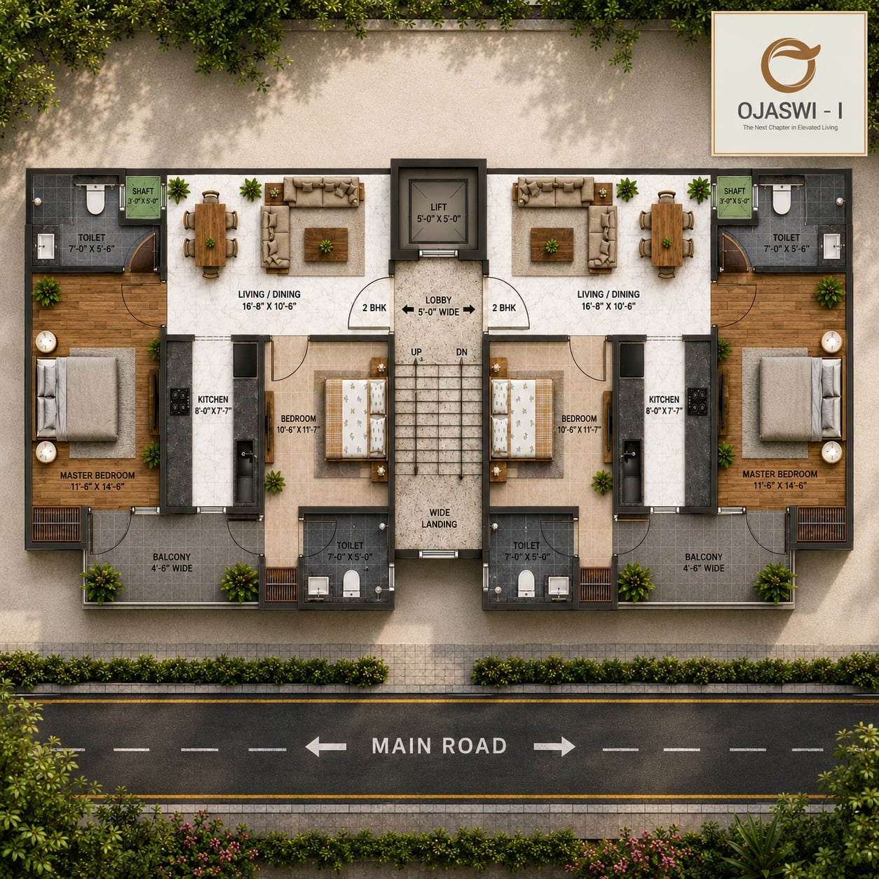 Ojaswi 2BHK Premium Builder Floor - View 2