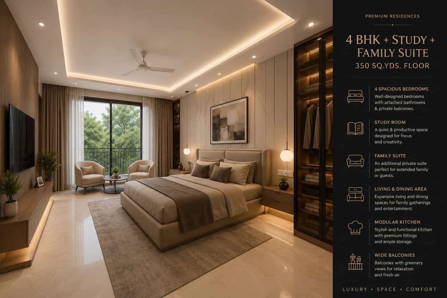 3BHK & 4BHK + Study Apartments in Velora, Chattarpur, New Delhi - Image 6