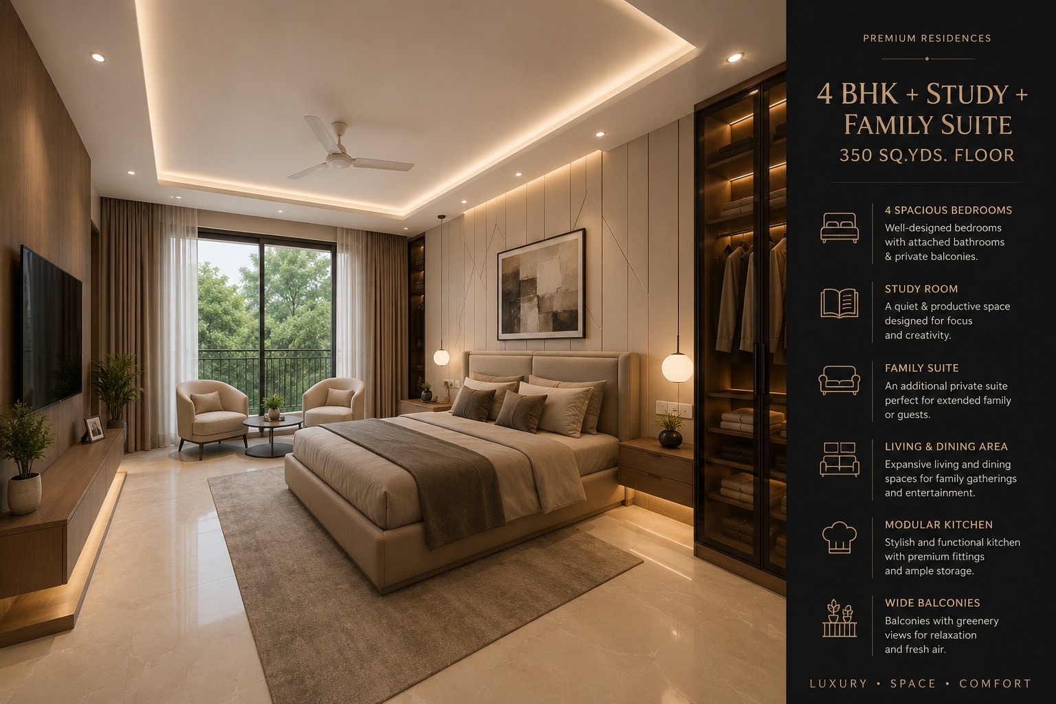 3BHK & 4BHK + Study Apartments in Velora, Chattarpur, New Delhi - Image 6