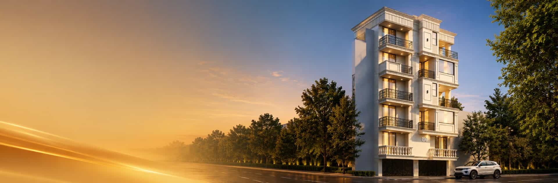 3BHK Simple & Duplex Apartments in Vasundhara, Chattarpur, New Delhi - New Delhi