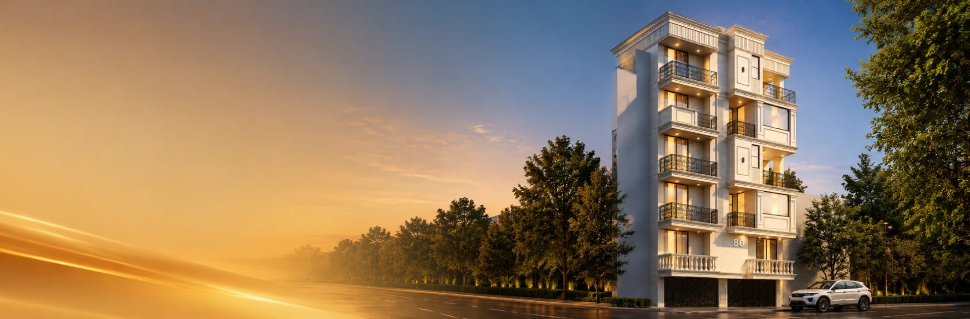 VASUNDHARA 3 BHK Simplex & 3 BHK Duplex Flat | 3 BHK Flat in Chattarpur Delhi Building Main Image