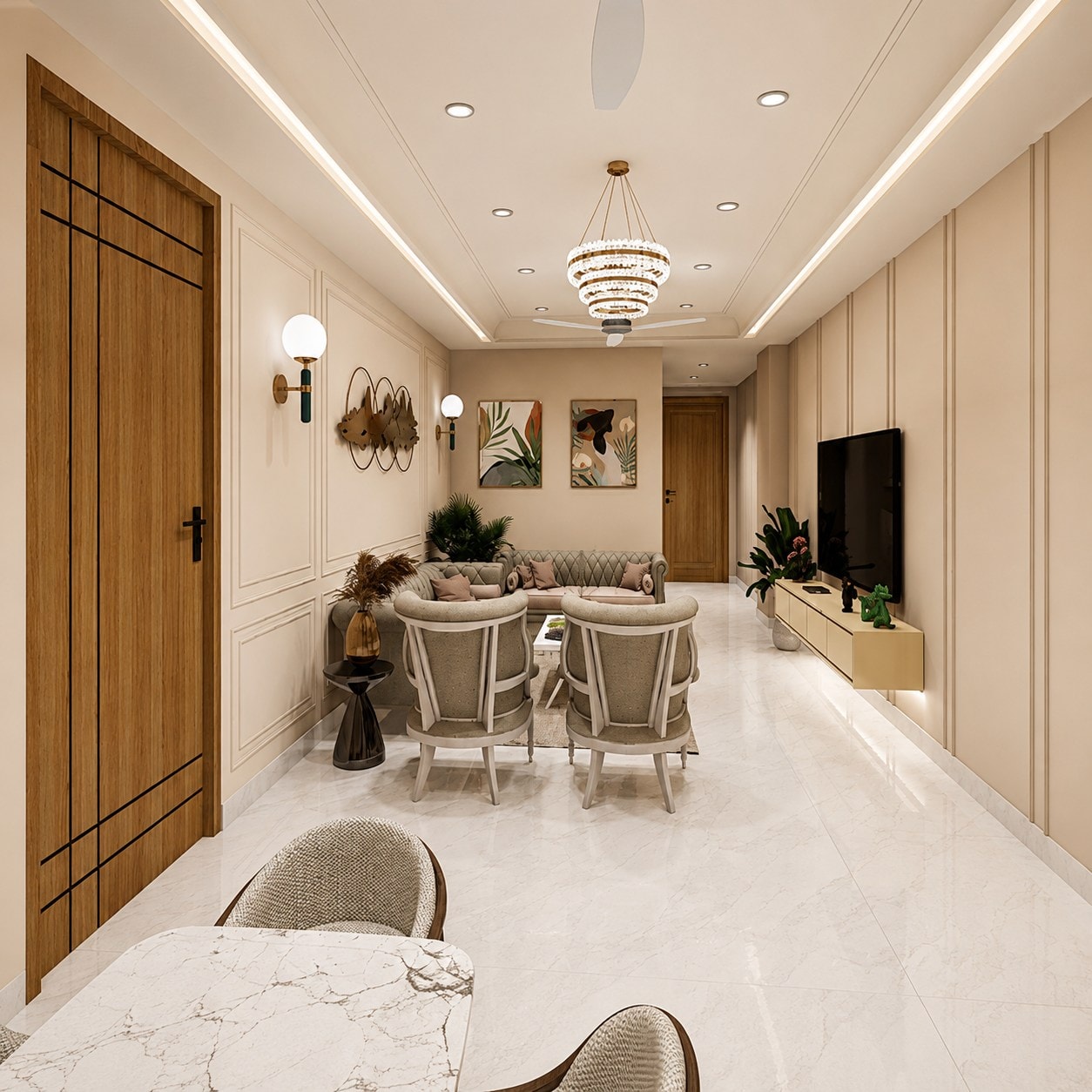 3BHK Simple & Duplex Apartments in Vasundhara, Chattarpur, New Delhi - Image 2