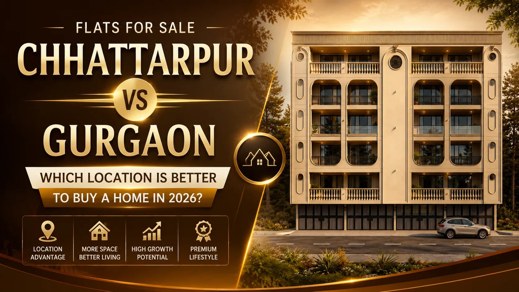 Flats for Sale in Chhattarpur vs Gurgaon: Which is Better 2026?
