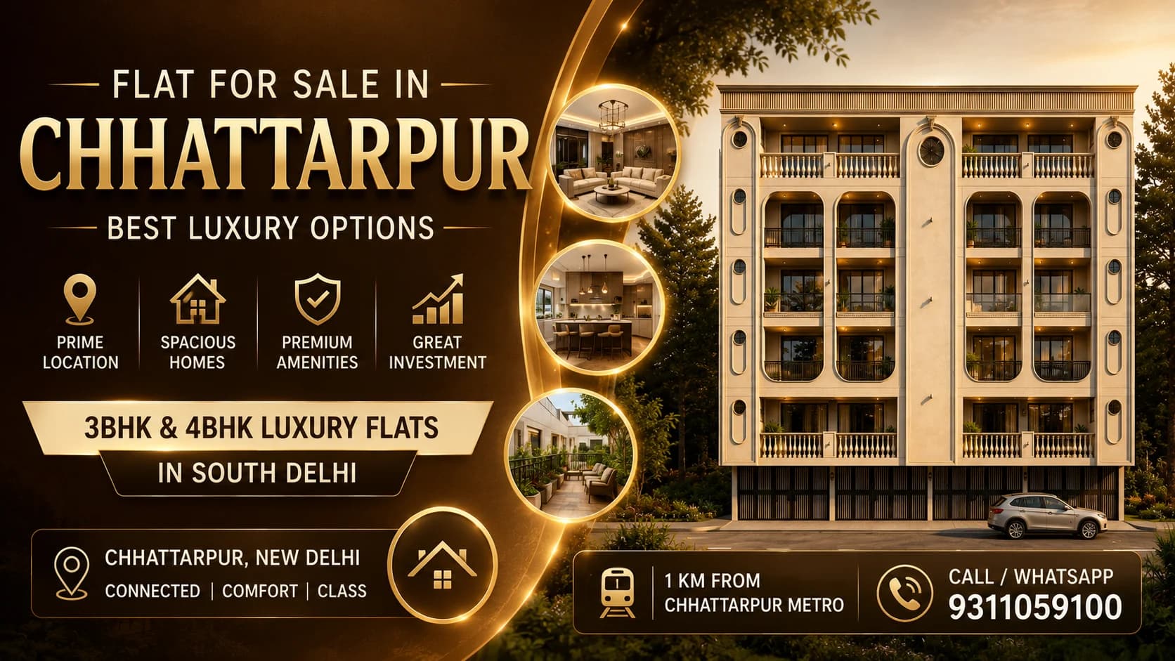 Flat for Sale in Chhattarpur - Best Luxury Options in 2026